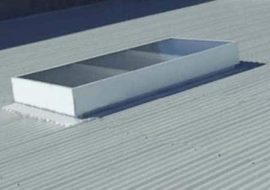 6 layered skylight on a custom orb roof