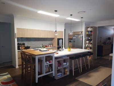 Brightly lite kitchen using Skylight alternative the NEVAH Skylight Alternative